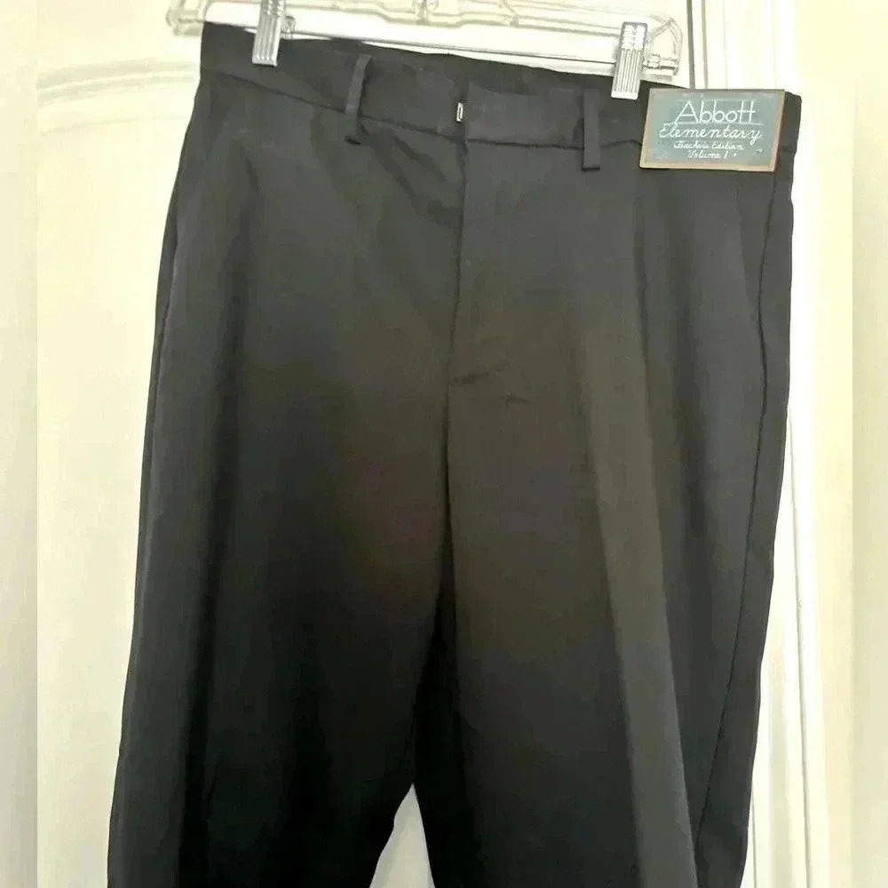 Abbott Elementary men’s black dress pants. New with Tags.